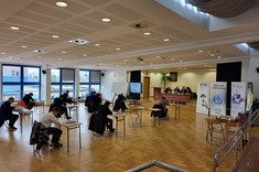 POLTELEINFO 2024 - Uczestnicy w auli Zespołu Szkół Technicznych w Rzeszowie