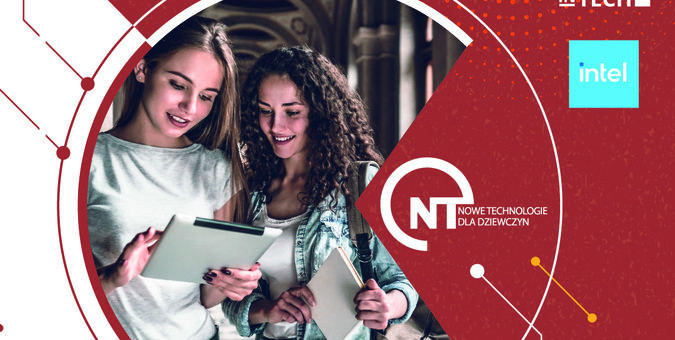 Plakat promujący stypendia dla dziewczyn