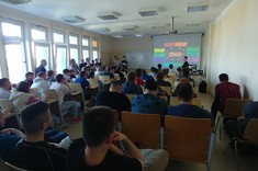 Uczestnicy spotkania - kolejny wykład.