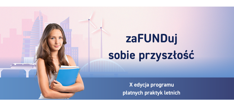 Baner "zaFUNDuj sobie przyszłość"