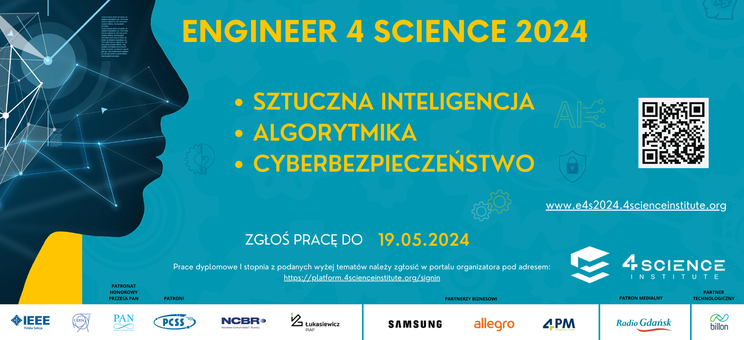 Plakat informujący o konkursie