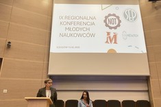 dr inż. Anna Szlachta podczas otwarcia konferencji,