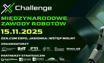 XChallenge - Międzynarodowe Zawody Robotów 15.11.2025 - baner promujący wydarzenie