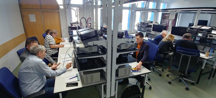 Uczestnicy podczas warsztatów,