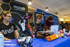 Stoisko Koła Naukowego - ROBO,