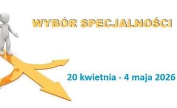 Grafika - wybór specjalności 20 kwietnia - 4 maja 2026