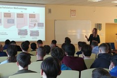 Studenci WEiI podczas wykładu