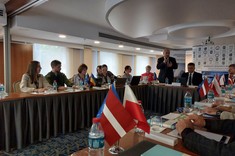 Uczestnicy warsztatów - słuchacze i prelegenci.