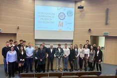 Uczestnicy IX Regionalnej Konferencji Młodych Naukowców,