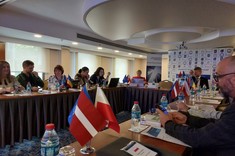 Uczestnicy warsztatów - słuchacze i prelegenci.