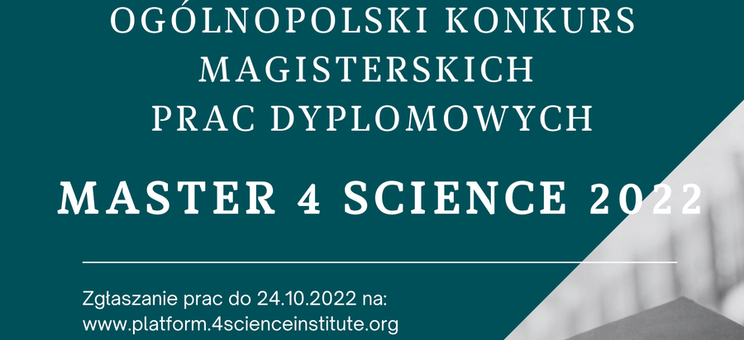 Plakat informujący o konkursie