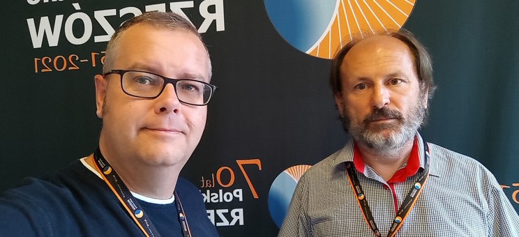 Dziennikarz Radia Rzeszów i dr inż. Kazimierz Kamuda