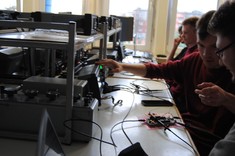 Studenci podczas warsztatów