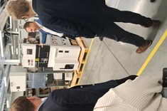 Zwiedzanie laboratorium w firmie "Elektromontaż Rzeszów SA",